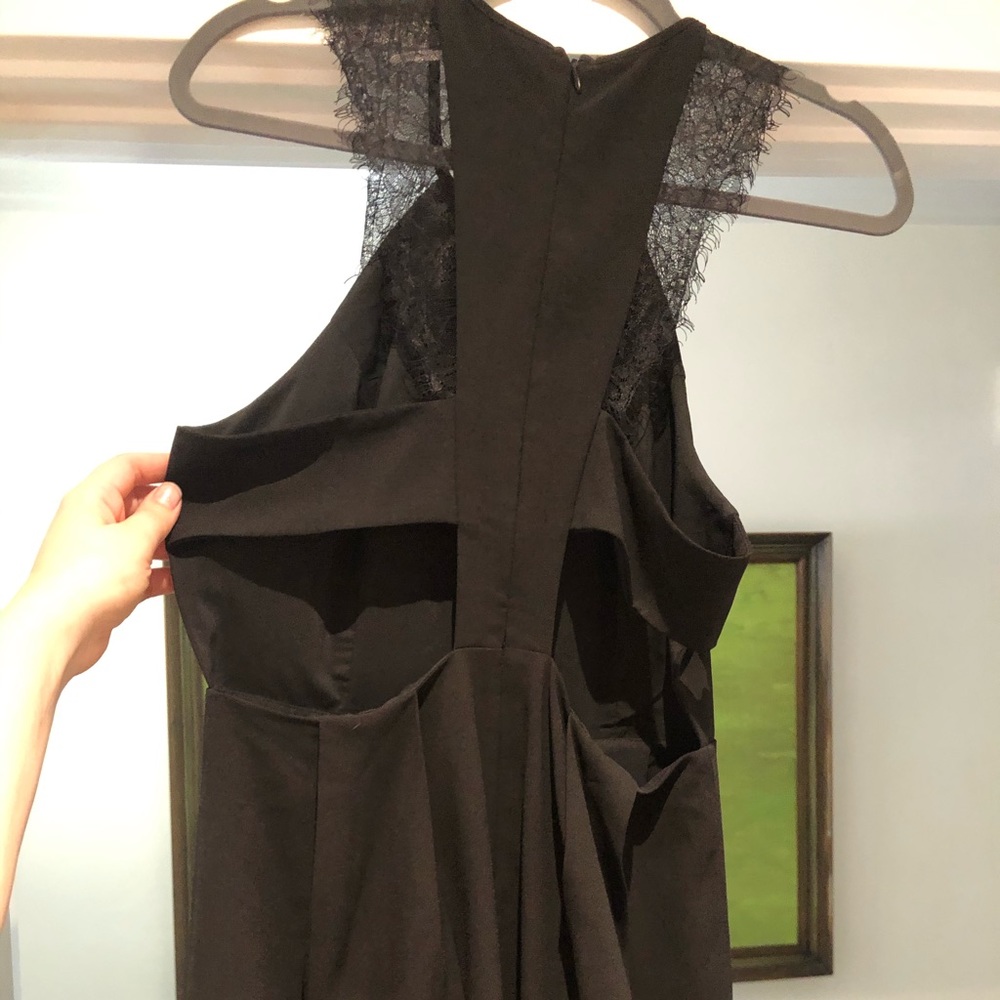 🤶Black UO mini dress with cutout back